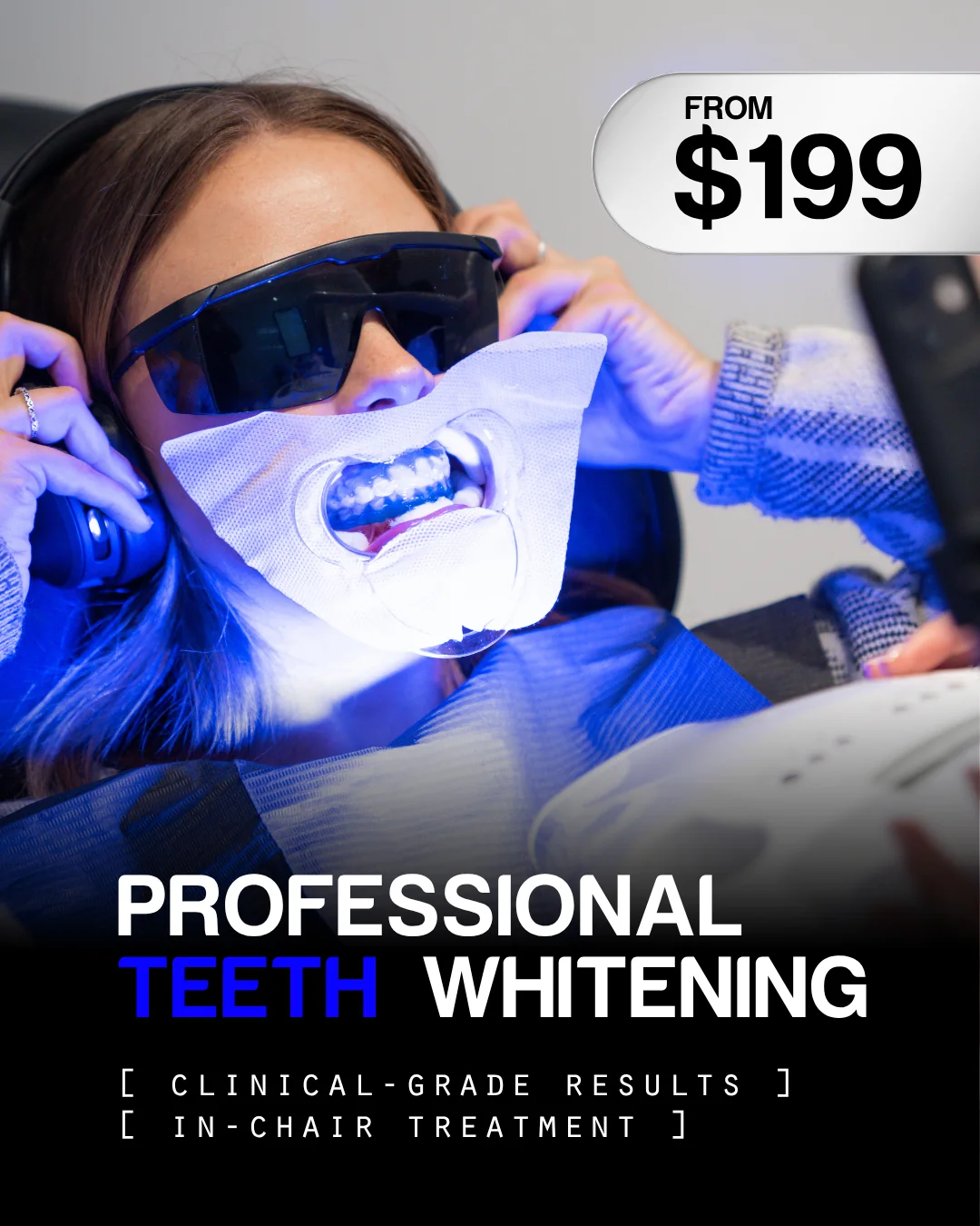 The Whitening Co paid social creative